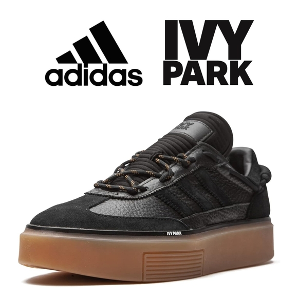 Adidas Womens Supersleek 72 FZ4386 Beyonce - Ivy Park - Black/Gum - Size 5 - Picture 2 of 3